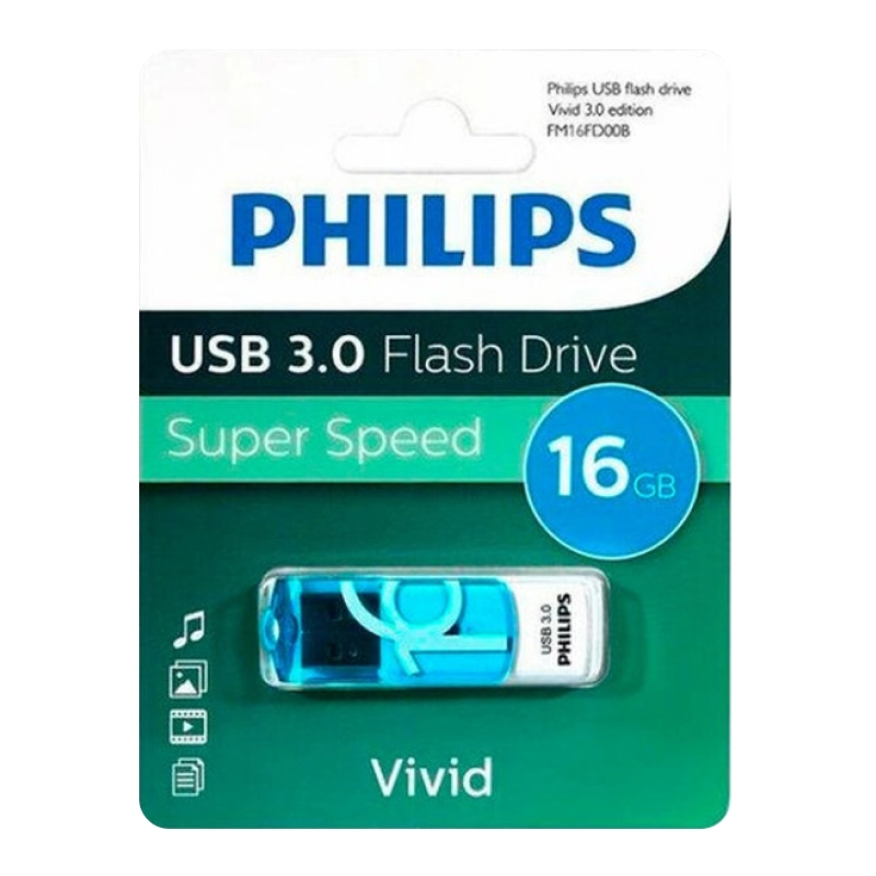USB-флешка Philips VIVID 3.0 16 ГБ (USB 3.0) - 2