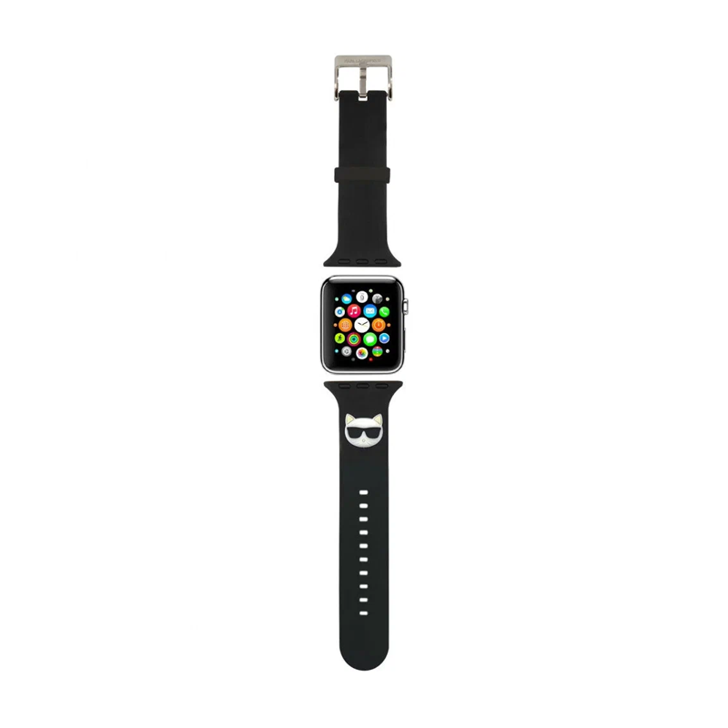 Ремешок CG Mobile Lagerfeld Choupette Head для Apple Watch 44 / 45 / 46 / 49mm силикон - 3