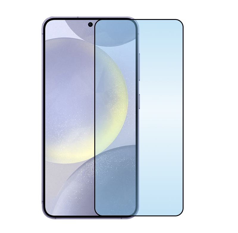 Защитное стекло 3D Classic для Samsung Galaxy S24 Plus / S25 Plus / S25 Edge / S26 Plus, черная рамка - 1