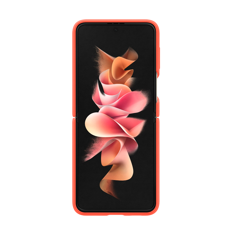 Клип-кейс (накладка) Samsung Silicone cover With Ring для Samsung Galaxy Z Flip 3 - 3