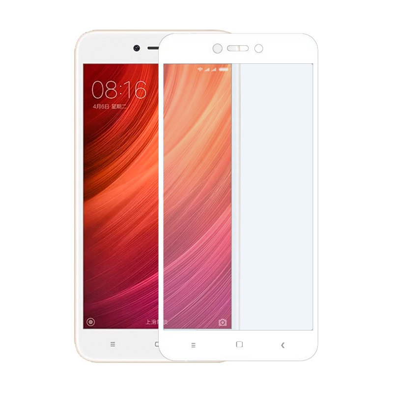 Защитное стекло 3D Classic для Xiaomi Redmi Note 5a, белая рамка - 1