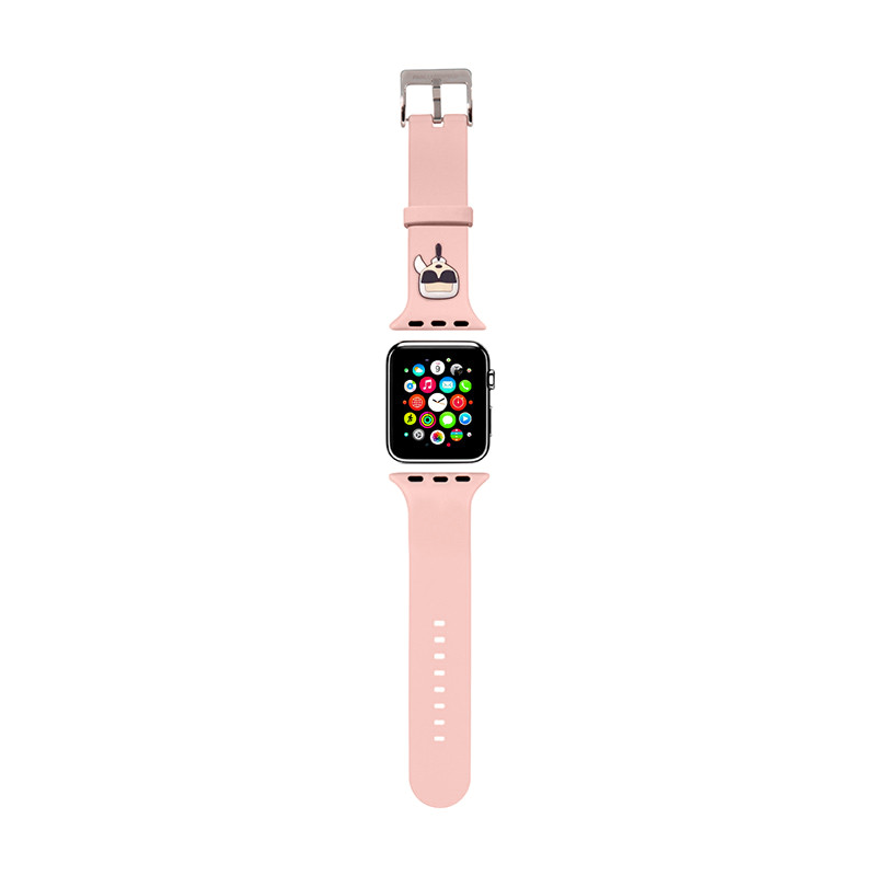 Ремешок CG Mobile Lagerfeld Karl Head для Apple Watch 38 / 40 / 41 / 42mm силикон - 3