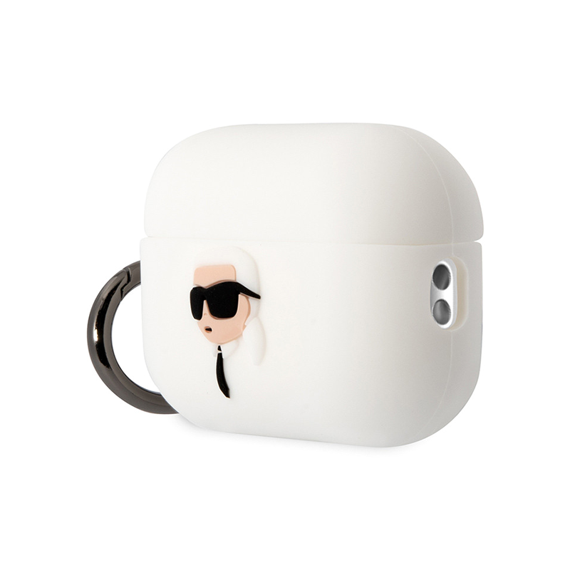 Кобура CG Mobile Lagerfeld Silicone Case With Ring для Apple AirPods Pro 2 - 3