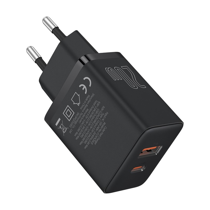 Сетевое зарядное устройство Baseus Cube Fast Charging 20 Вт - 2