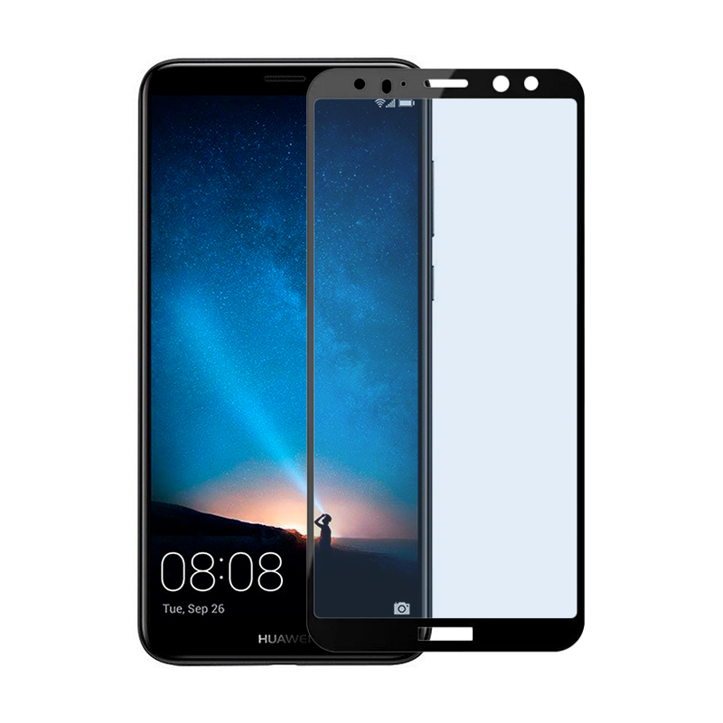 Защитное стекло 3D Classic для Huawei Nova 2i, черная рамка - 1