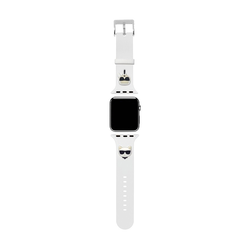 Ремешок CG Mobile Lagerfeld Karl and Choupette Head для Apple Watch 38 / 40 / 41 / 42mm силикон - 3