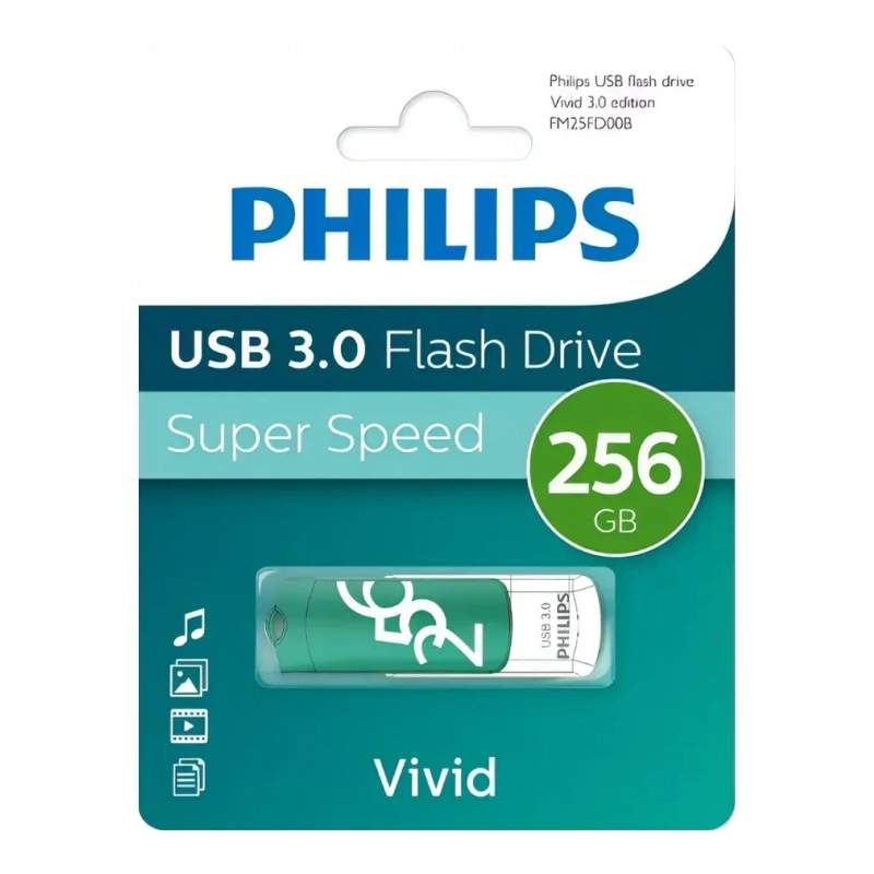 USB-флешка Philips VIVID 3.0 256 ГБ (USB 3.0) - 2