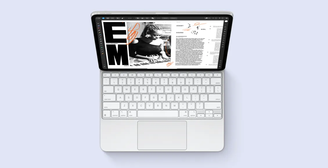 Клавиатура беспроводная Apple Magic Keyboard для Apple iPad Pro 13" (2024 / 2025)  чёрный - 1