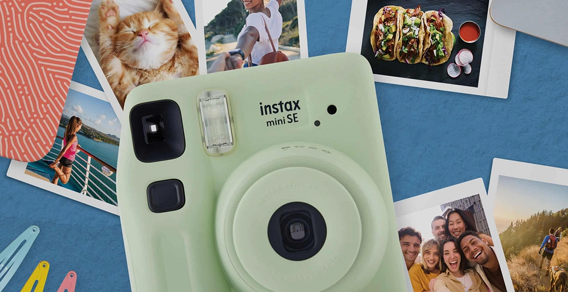 Фотоаппарат моментальной печати Fujifilm Instax Mini SE голубой - 1
