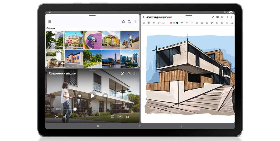 Планшет Samsung Galaxy Tab S10 Lite (SM-X400) Wi-Fi 8/256 ГБ серебристый - 5
