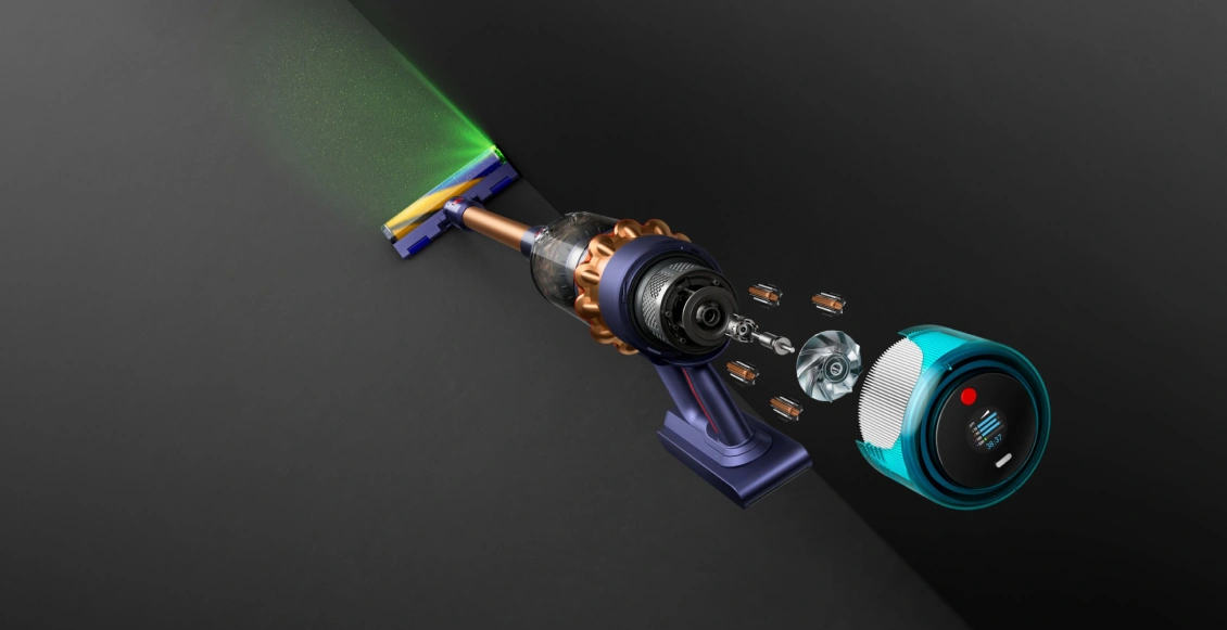 Беспроводной пылесос Dyson Gen5detect фиолетовый (SV23) (расширенный комплект из 10 насадок) Беспроводной пылесос Dyson Gen5detect фиолетовый (SV23) (расширенный комплект из 10 насадок) - 1