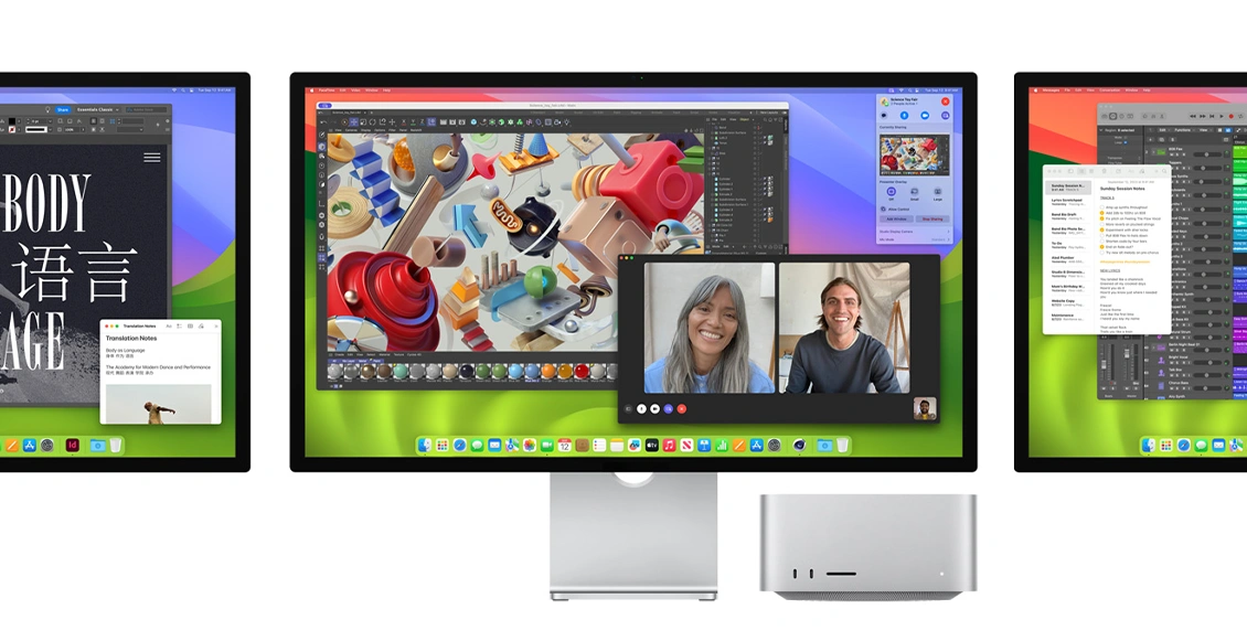 Монитор Apple Studio Display 27" серебристый с регулируемым наклоном (MK0U3) стандартное стекло - 3