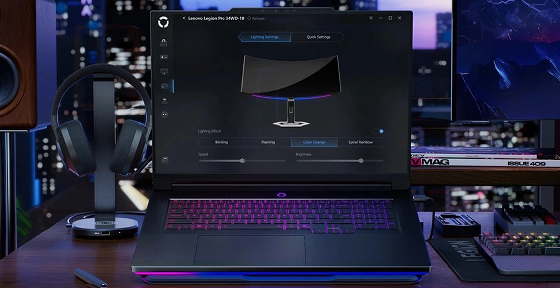 Ноутбук Lenovo Legion 9i Gen 10 (2025) Core Ultra 9 275HX GeForce RTX5090 64 ГБ, 2 ТБ SSD M.2 (83EY000XUS), чёрный Ноутбук Lenovo Legion 9i Gen 10 (2025) Core Ultra 9 275HX GeForce RTX5090 64 ГБ, 2 ТБ SSD M.2 (83EY000XUS), чёрный - 4