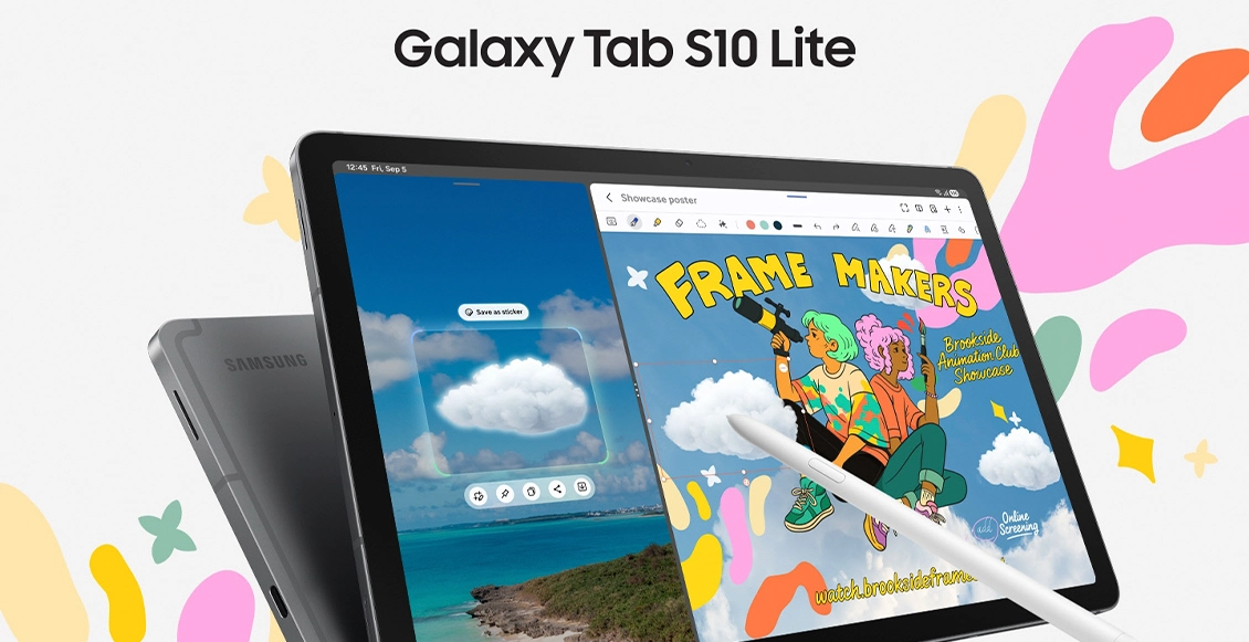 Планшет Samsung Galaxy Tab S10 Lite With Book Cover (SM-X400) Wi-Fi 8/256 ГБ серый  - 1