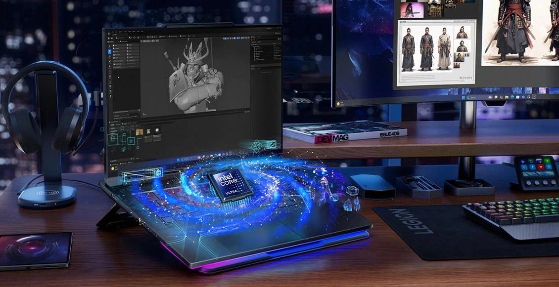 Ноутбук Lenovo Legion 9i Gen 10 (2025) Core Ultra 9 275HX GeForce RTX5090 64 ГБ, 2 ТБ SSD M.2 (83EY000XUS), чёрный Ноутбук Lenovo Legion 9i Gen 10 (2025) Core Ultra 9 275HX GeForce RTX5090 64 ГБ, 2 ТБ SSD M.2 (83EY000XUS), чёрный - 2