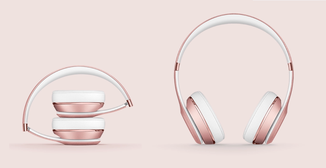 Беспроводные наушники Beats Solo 3 розовый - 1