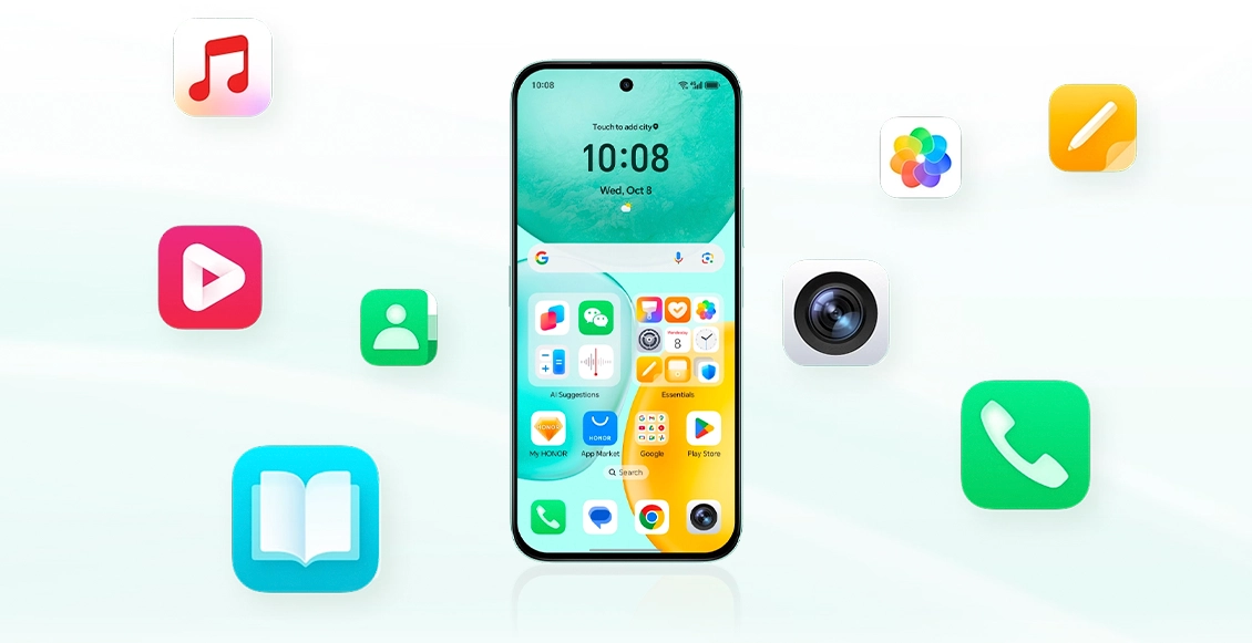 Смартфон Honor X6c 6/128 ГБ "океанический голубой" (2sim - гибридный слот) Смартфон Honor X6c 6/128 ГБ "океанический голубой" (2sim - гибридный слот) - 4