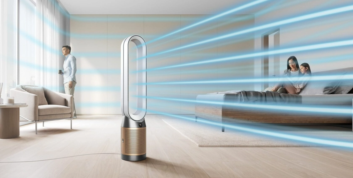 Очиститель воздуха Dyson Purifier Cool Formaldehyde TP09 белый, золотой Очиститель воздуха Dyson Purifier Cool Formaldehyde TP09 белый, золотой - 1