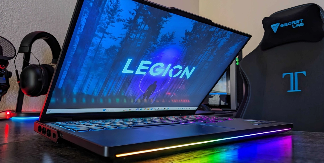 Ноутбук Lenovo Legion Pro 5 Gen 8 165Hz Ryzen 7 7745HX GeForce RTX4070 32 ГБ, 1 ТБ SSD (82WM0006US), серый Ноутбук Lenovo Legion Pro 5 Gen 8 165Hz Ryzen 7 7745HX GeForce RTX4070 32 ГБ, 1 ТБ SSD (82WM0006US), серый - 4