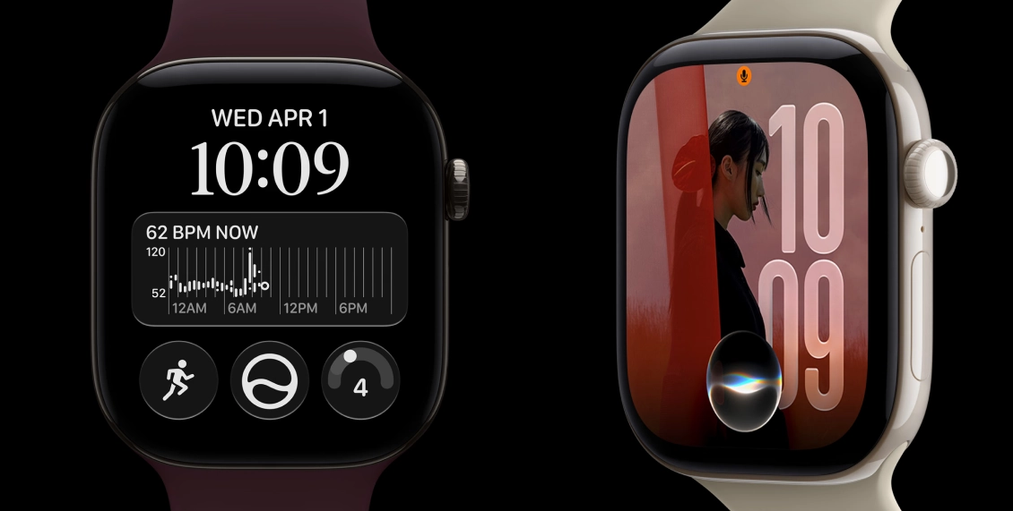Умные часы Apple Watch Series 12 42mm GPS Light Gold Aluminum Case Burgundy Sport Band S/M Умные часы Apple Watch Series 12 42mm GPS Light Gold Aluminum Case Burgundy Sport Band S/M - 2