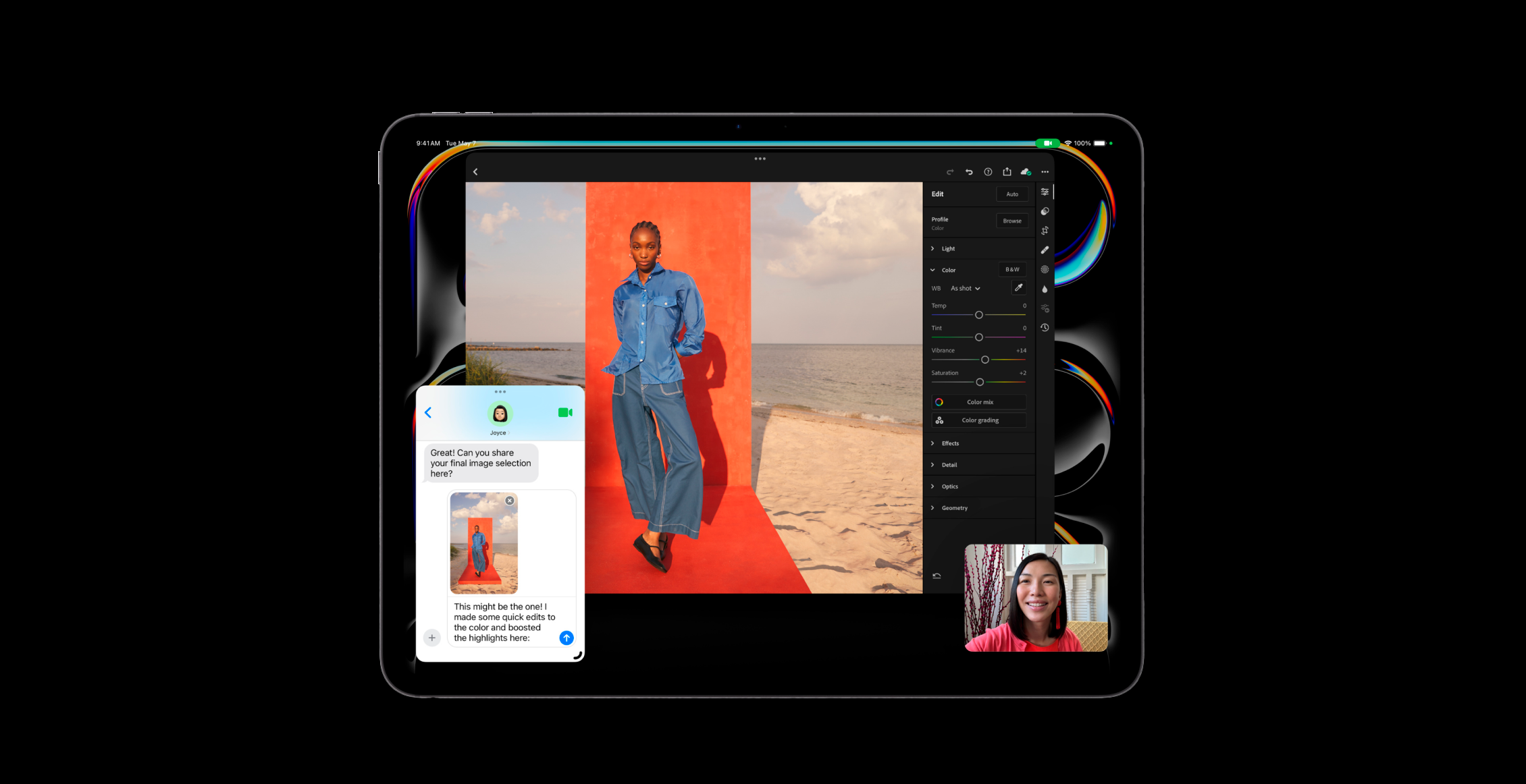 Планшет Apple iPad Pro 13" (2024) M4 Wi-Fi + Cellular  512 ГБ "чёрный космос" (eSim) - 5