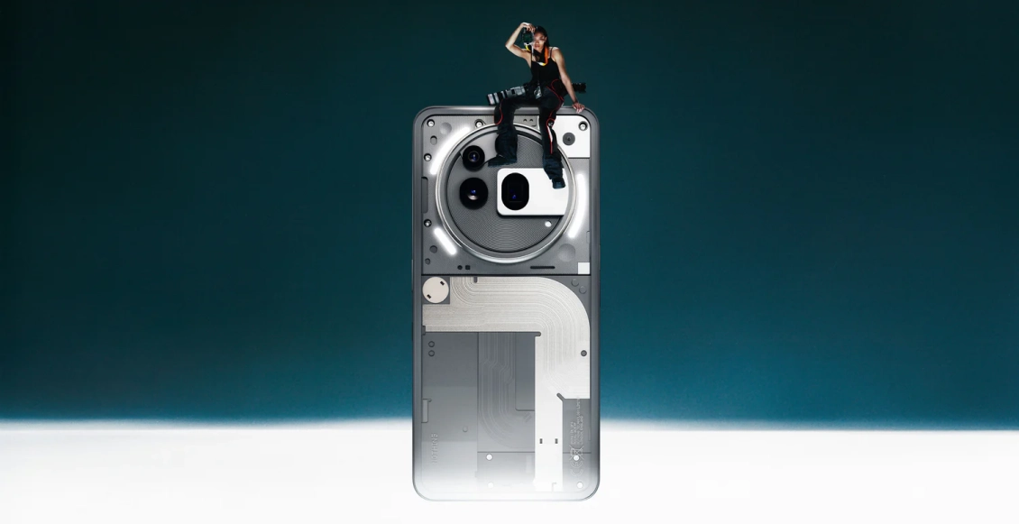 Смартфон Nothing Phone (3a) Pro 12/256 ГБ серый (2sim + eSim)  - 1