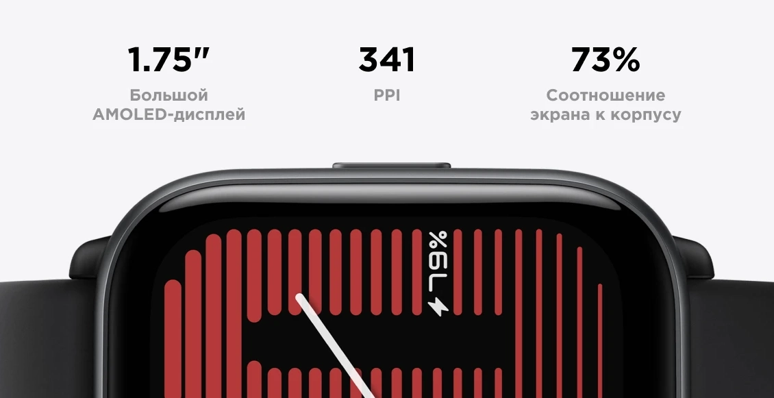 Умные часы Xiaomi Amazfit Active розовый  - 2