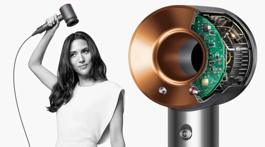 Фен Dyson Supersonic HD07 никель, фуксия Фен Dyson Supersonic HD07 никель, фуксия - 2