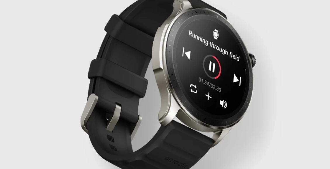 Умные часы Xiaomi Amazfit GTR 4 серый (серый ремешок) - 1