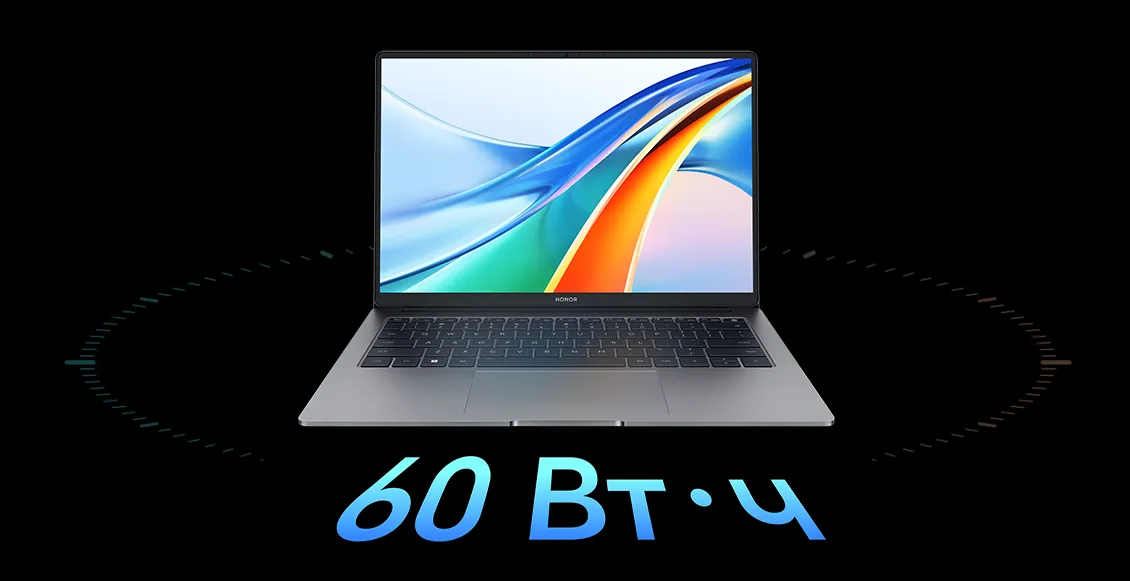 Ноутбук Honor Magicbook X14 Pro (2024) Core i5 13500H Iris Xe Graphics 16 ГБ, 1 ТБ SSD (5301AFDR), серебристый Ноутбук Honor Magicbook X14 Pro (2024) Core i5 13500H Iris Xe Graphics 16 ГБ, 1 ТБ SSD (5301AFDR), серебристый - 5