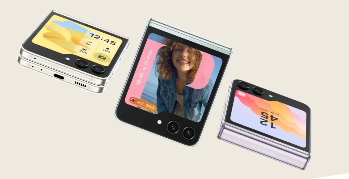 Смартфон Samsung Galaxy Z Flip 5 8/512 ГБ графит (1sim + eSim) - 2