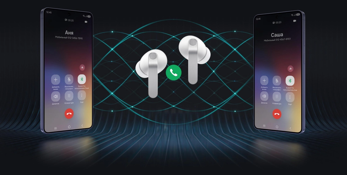 Беспроводные наушники Samsung Galaxy Buds 4 Pro чёрный Беспроводные наушники Samsung Galaxy Buds 4 Pro чёрный - 2