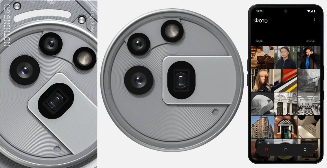 Смартфон Nothing Phone (3a) Pro 12/256 ГБ серый (2sim + eSim)  - 3