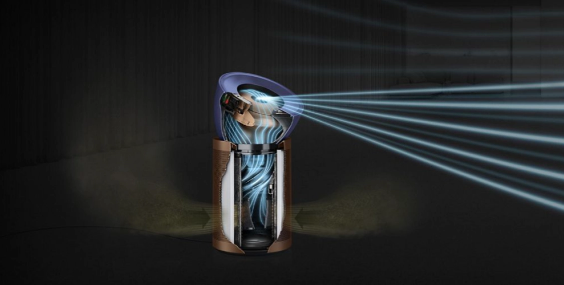 Очиститель воздуха Dyson Purifier Big+Quiet Formaldehyde BP04 синий, золотой Очиститель воздуха Dyson Purifier Big+Quiet Formaldehyde BP04 синий, золотой - 2