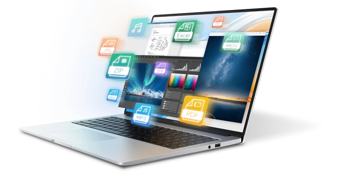 Ноутбук Honor Notebook X14 Plus FHD (2024) Ryzen 7 8845HS Radeon 780M 16 ГБ, 512 ГБ SSD (5301AJMC), серебристый Ноутбук Honor Notebook X14 Plus FHD (2024) Ryzen 7 8845HS Radeon 780M 16 ГБ, 512 ГБ SSD (5301AJMC), серебристый - 1