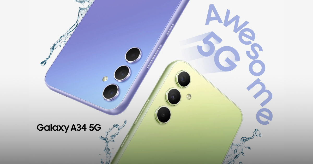 Смартфон Samsung Galaxy A34 5G 8/256 ГБ чёрный (2sim - гибридный слот)  - 1