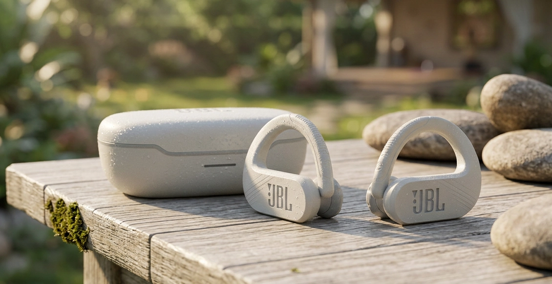 Беспроводные наушники JBL Endurance Peak 3 белый  - 1