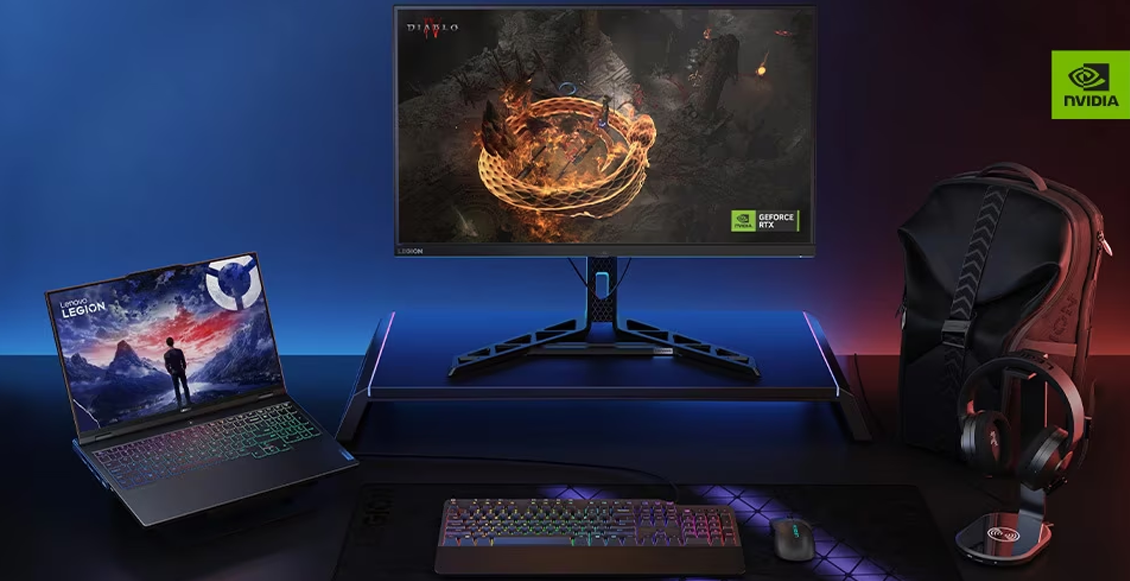 Ноутбук Lenovo Legion Pro 5i Gen 9 Core i7 14700HX GeForce RTX4070 16 ГБ, 1 ТБ SSD (83DF00ATUS), чёрный  - 1