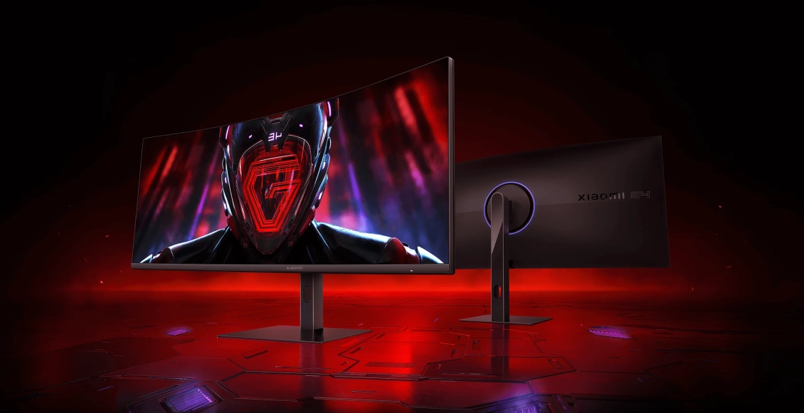 Монитор Xiaomi Redmi Monitor G34WQ 34" чёрный с регулируемым наклоном и высотой (C34WQBA-RG)  - 1