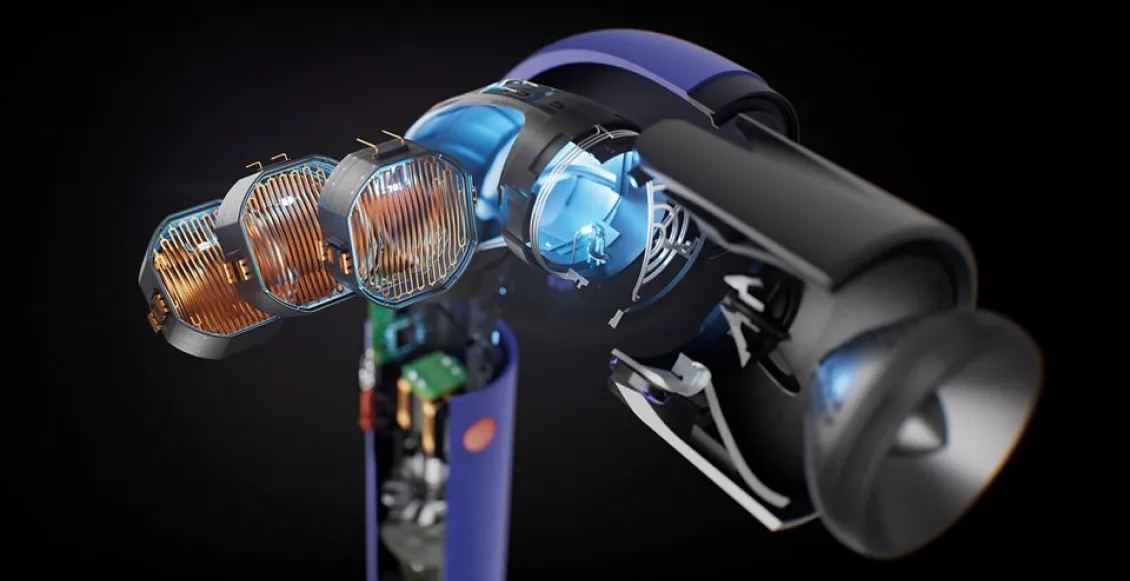 Фен Dyson Supersonic HD18 Professional Vinca blue / Topaz (Европа) Фен Dyson Supersonic HD18 Professional Vinca blue / Topaz (Европа) - 2