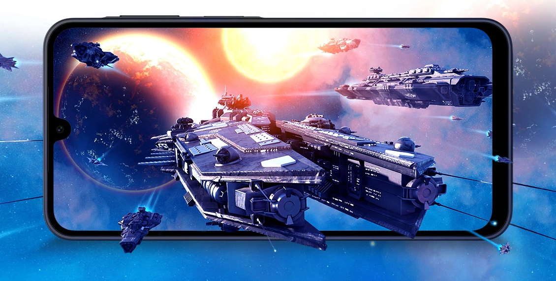 Смартфон Samsung Galaxy A17 8/256 ГБ голубой (2sim - гибридный слот)  - 5