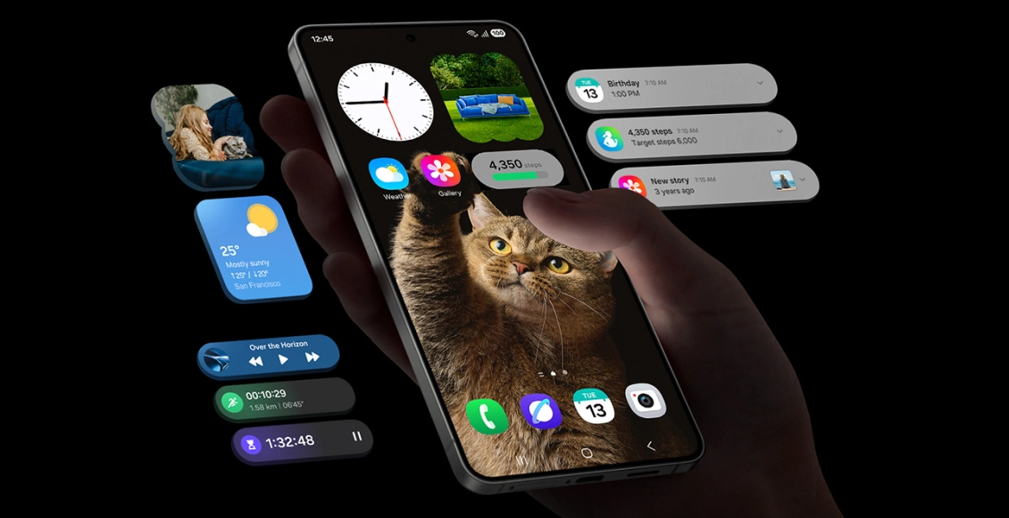 Смартфон Samsung Galaxy S25 Edge 12/256 ГБ "голубой титан" (2sim)  - 2