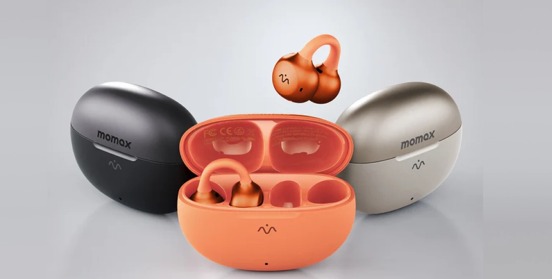 Беспроводные наушники Momax 1-Vibe Clip M.IN.D чёрный Беспроводные наушники Momax 1-Vibe Clip M.IN.D чёрный - 1