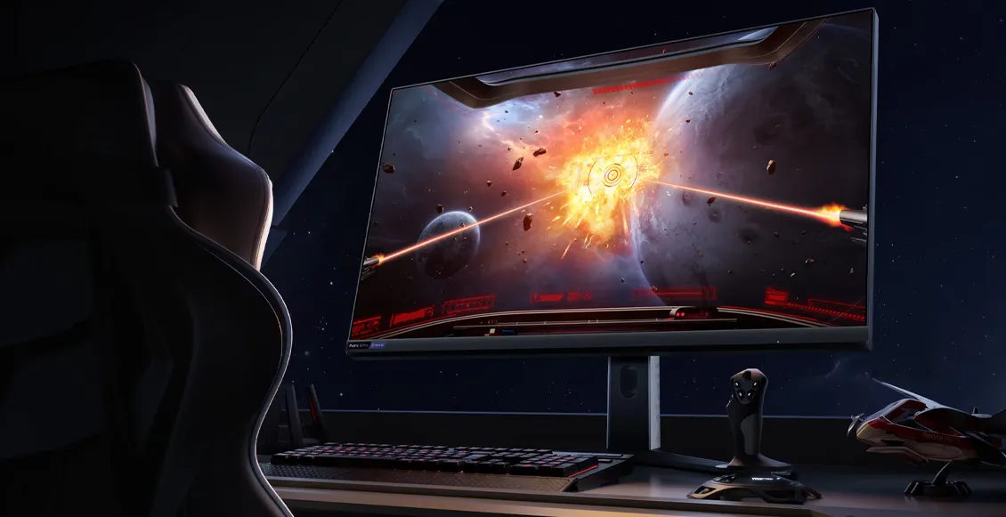 Монитор Xiaomi Redmi Display G Pro 27" чёрный с регулируемым наклоном и высотой (P27QBA-RGP)  - 1