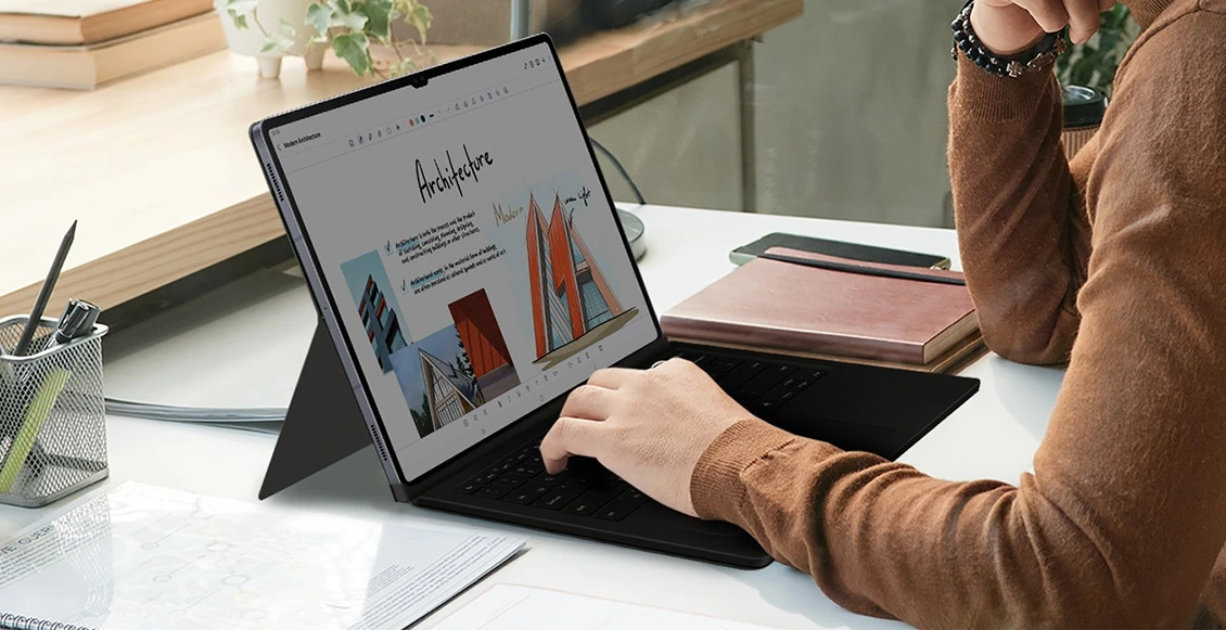 Планшет Samsung Galaxy Tab S10 Ultra With Keyboard Cover (SM-X920) Wi-Fi 12/256 ГБ серебристый Планшет Samsung Galaxy Tab S10 Ultra With Keyboard Cover (SM-X920) Wi-Fi 12/256 ГБ серебристый - 7