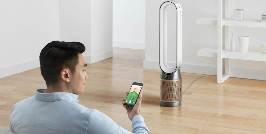 Очиститель воздуха Dyson Purifier Cool Formaldehyde TP09 белый, золотой Очиститель воздуха Dyson Purifier Cool Formaldehyde TP09 белый, золотой - 3