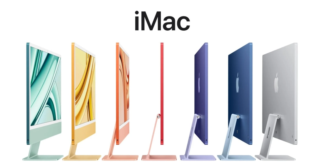 Моноблок Apple iMac 24" M3 (8-core GPU) 8 ГБ, 256 ГБ SSD (MQR93), серебристый  - 1