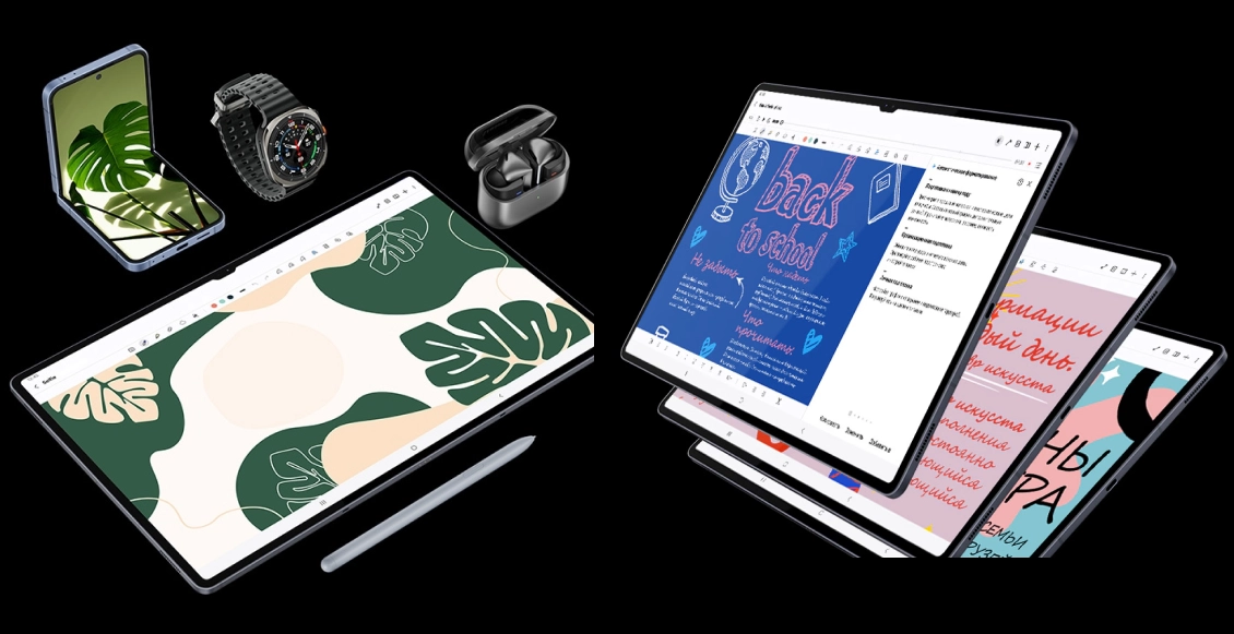 Планшет Samsung Galaxy Tab S10 Plus With Keyboard Cover (SM-X820) Wi-Fi 12/256 ГБ серебристый   - 5