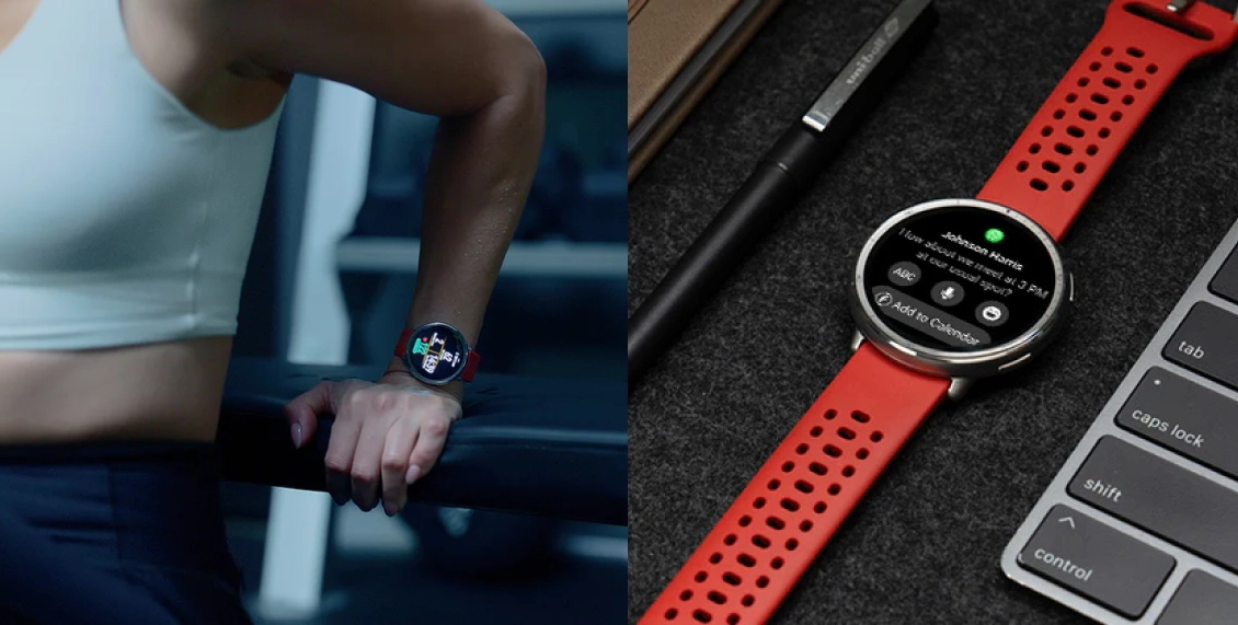 Умные часы Xiaomi Amazfit Active 2 (Round) Premium Version серебристый (чёрный ремешок) Умные часы Xiaomi Amazfit Active 2 (Round) Premium Version серебристый (чёрный ремешок) - 1
