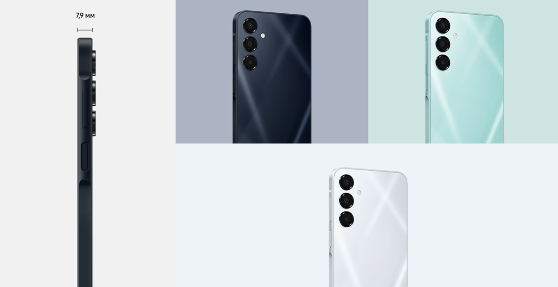 Смартфон Samsung Galaxy A16 8/256 ГБ светло-серый (2sim - гибридный слот) - 1